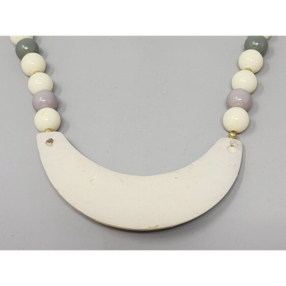 3 Vintage Costume Necklaces‎ Shell/Blue Beaded/Choker - Picture 8 of 8